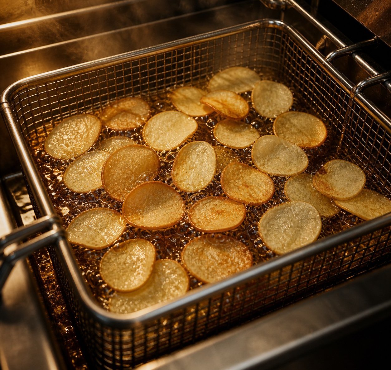 Chips a fritar