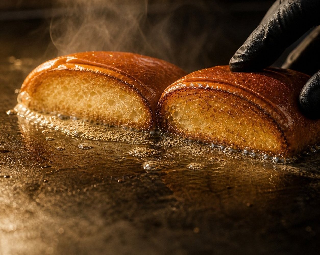 Pão a tostar